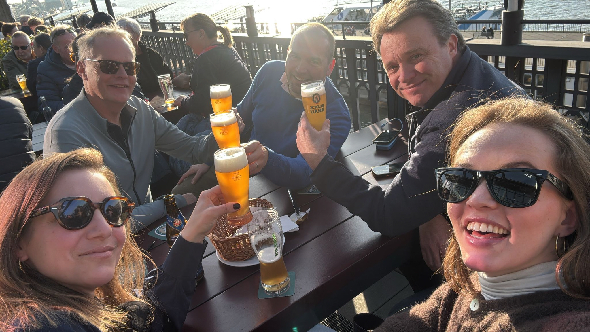 Maaike, Enrique, Christophe, Arjan en Sara van Food Inspiration in Hamburg 